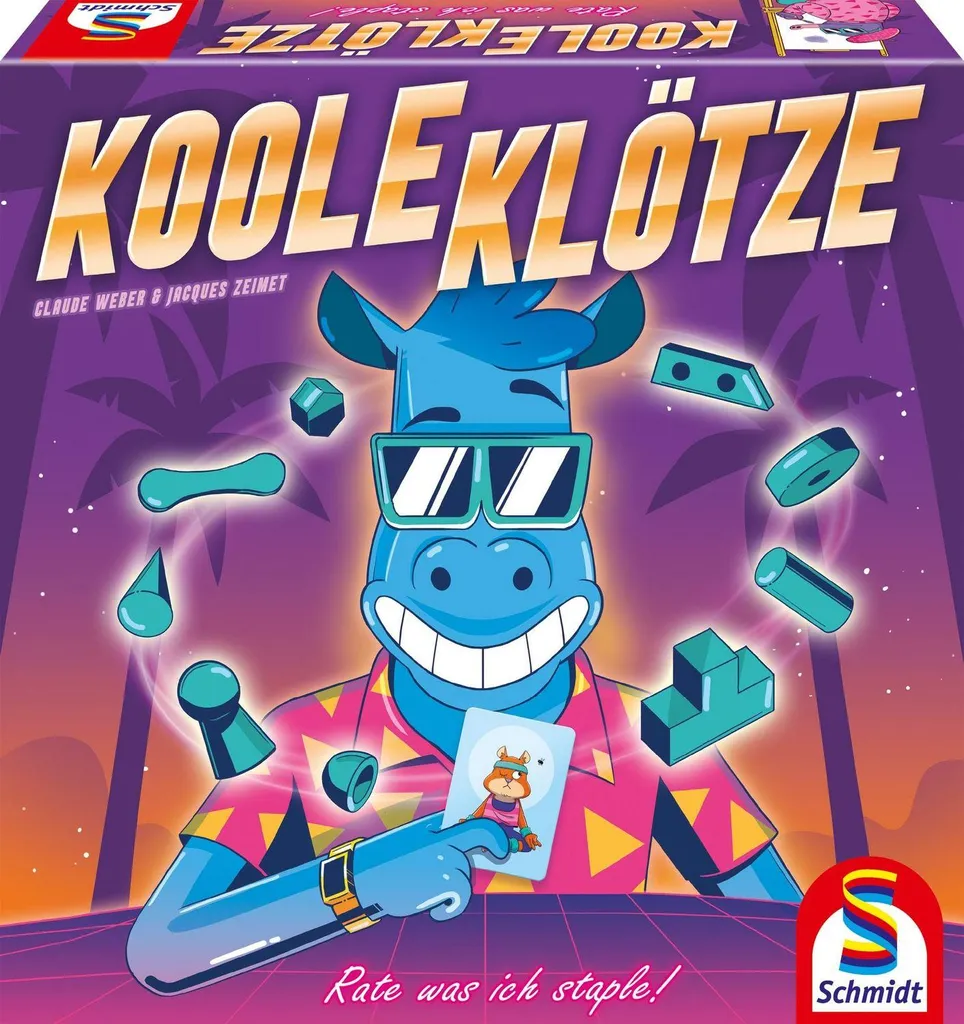 Schmidt 49414 Koole Klötze : Jeu familial de construction et d'adresse