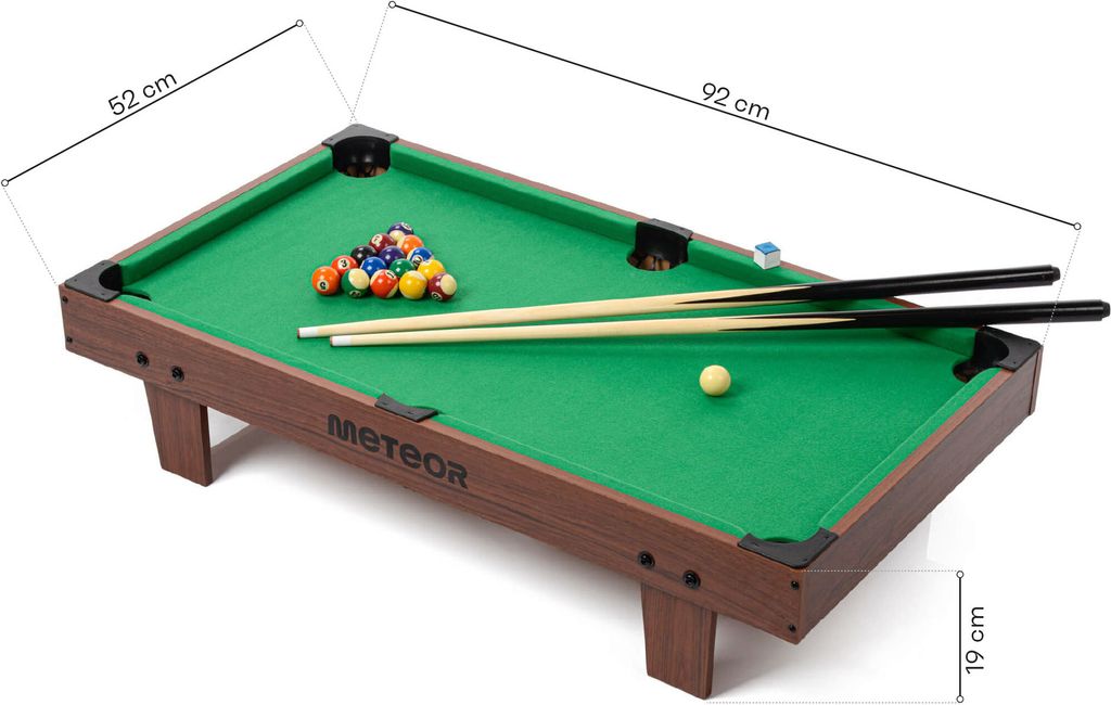 METEOR POOL 3FT MINI BILARDOVÝ STŮL s příslušenstvím Obrázek produktu 2