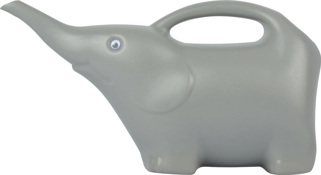 Esschert Design | Gießkanne - Elefant - 1,6 l - Grau - Ergonomisch - Lustiges Design - Ideal für Kinder