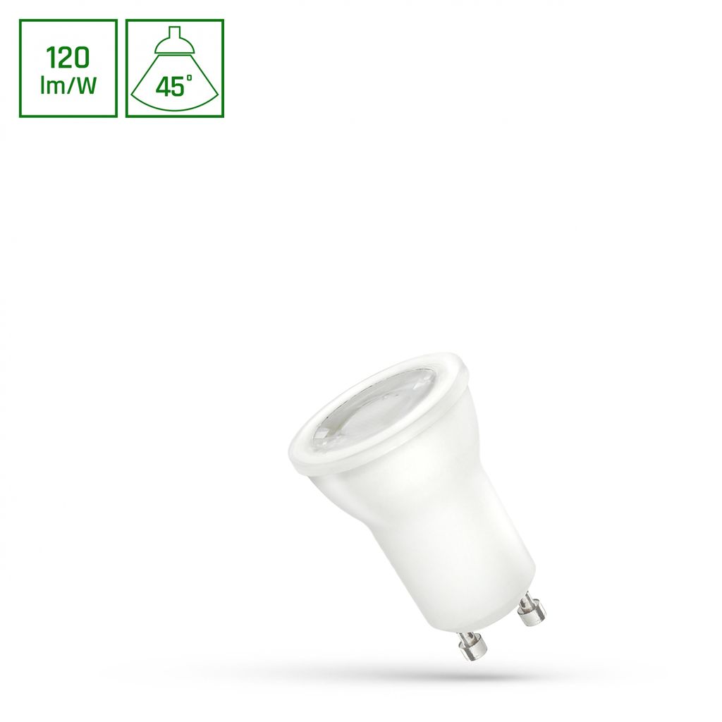 Spectrum LED Leuchtmittel MR11 Reflektor 2W GU10 240lm Tageslicht 6000K kaltweiß 45°