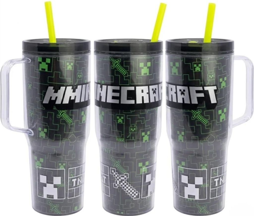 Minecraft Creeper XL Iso Kaffeebecher Thermobecher To-Go 860 ml