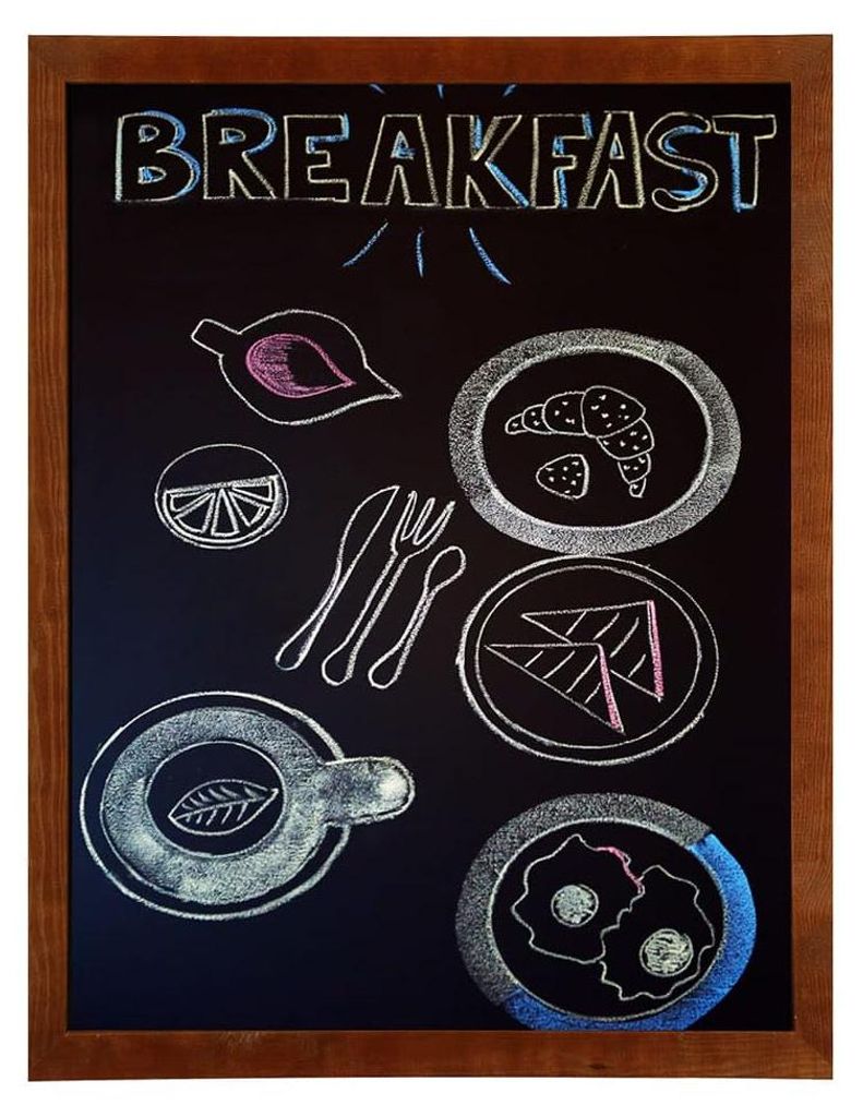MG Design Kreidetafel aus Holz 40 x 50 cm - Robuste Produktbild 