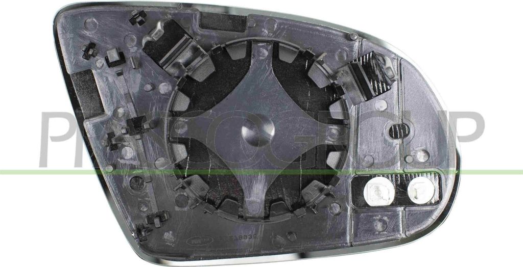 PRASCO Spiegelglas Außenspiegel Links für AUDI A8 (4H2, 4H8, 4HC, 4HL) Beheizbar Asphärisch AD0647504