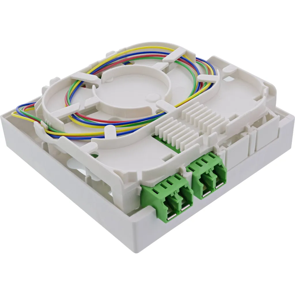 Box Estensione FTTH 10 Metri 4x LC/APC - InLine® Originale per Casa e Ufficio - 2
