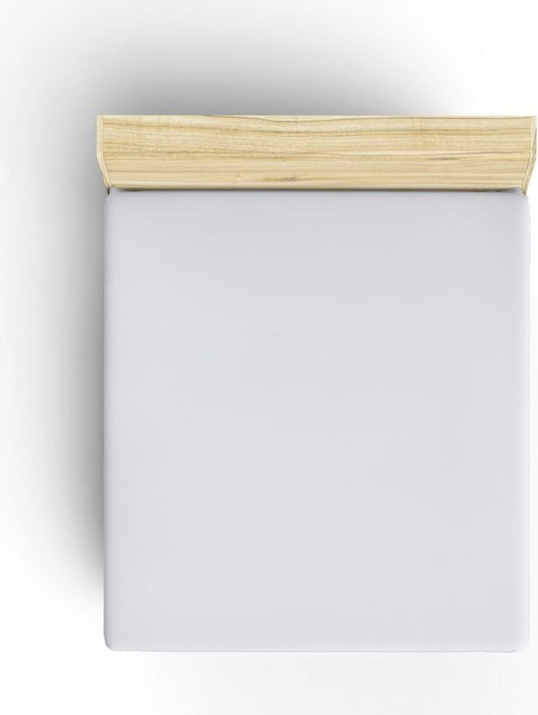 L'Essentiel Linge de Maison, White, Ranforce Double Small Spannbettlaken (DE), Weiß, 100% BAUMWOLLE, 130 x 190+30 cm