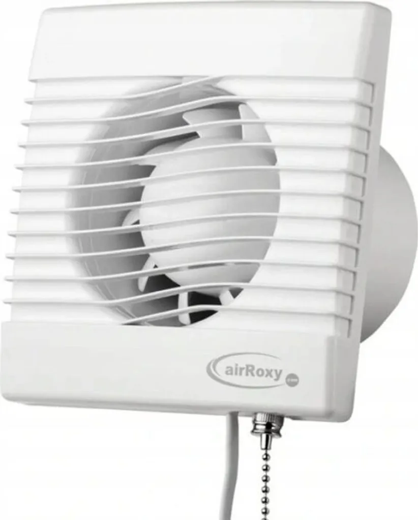 Aérateur de salle de bain airRoxy pRim 100 PS mural avec cordon
