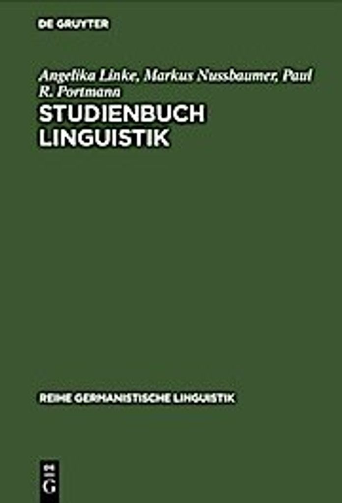 Studienbuch Linguistik