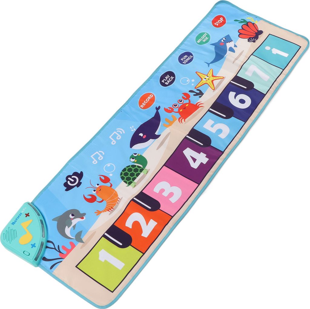 Klavier Musik Matte Kinder Cartoon Nette Marine Tier Muster Tastatur Musik Tanz Matte Geburtstag Geschenk