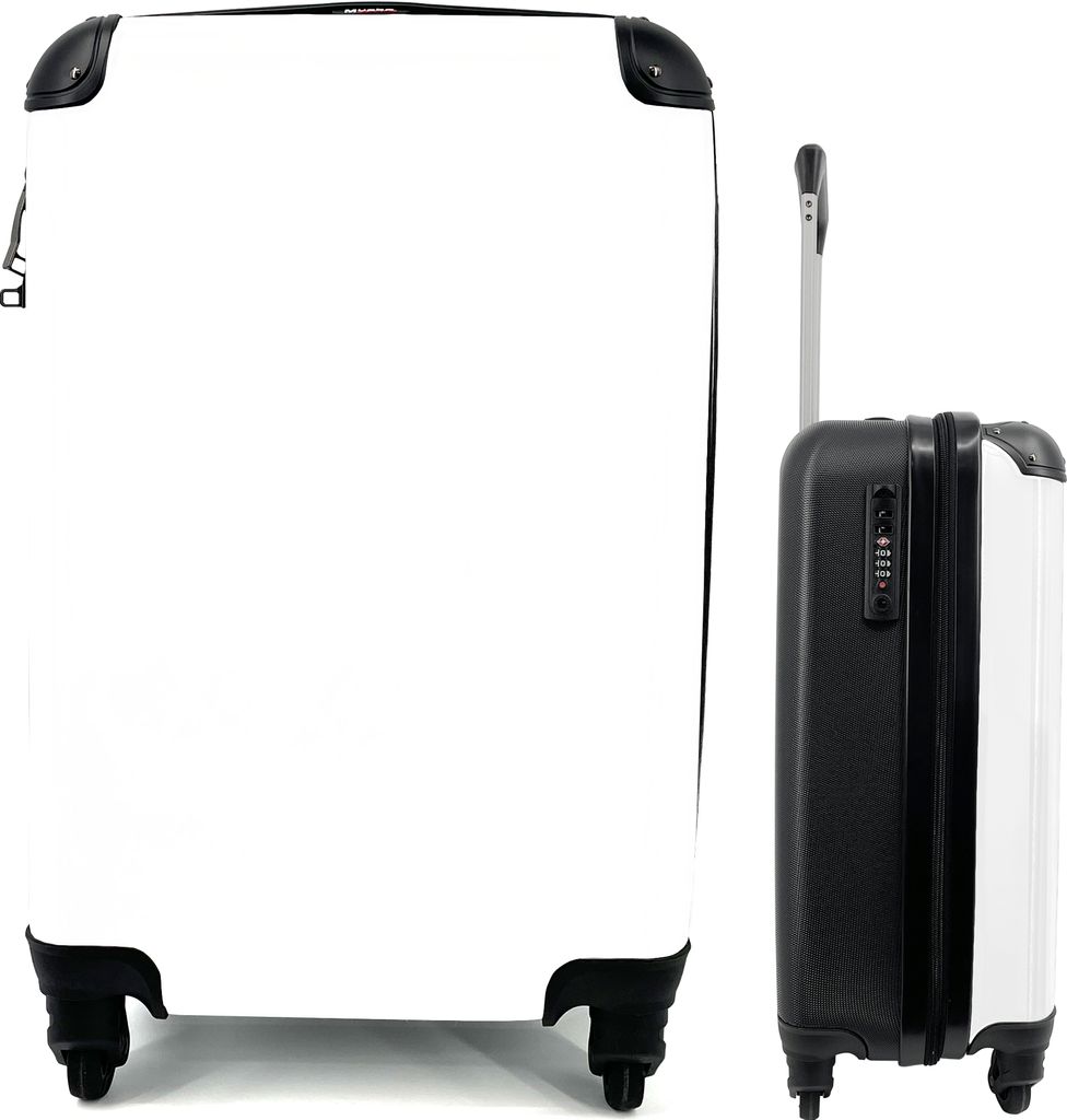 MuchoWow® MuchoWow® Koffer Handgepäck Trolley Rollkoffer Produktbild 