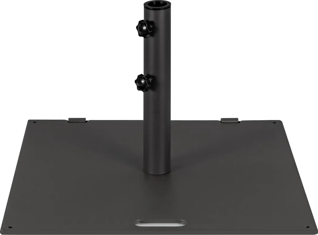 COSTWAY Support Parasol Carré 21,5 kg avec Roues pour Mâts 41/49 mm