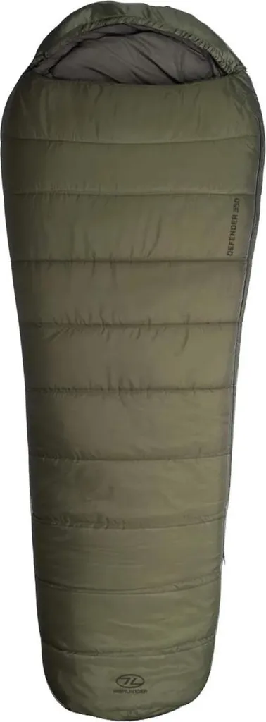 Sac de couchage Defender 350 1°C avec isolation thermique Ripstop Vert
