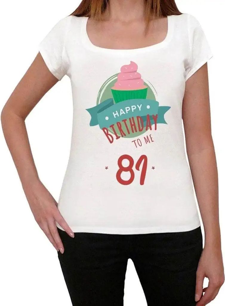 Damen Grafik T-Shirt Alles Gute zum Geburtstag für mich 81 – Happy Birthday to Me 81 – Geschenk 81. Geburtstag Jahrestag 81 Jahre Jubiläum 81...