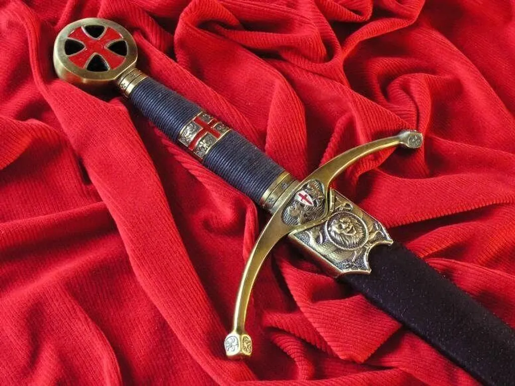 Épée Médiévale Décorative de Style Templier - Objet de Collection Premium - 8