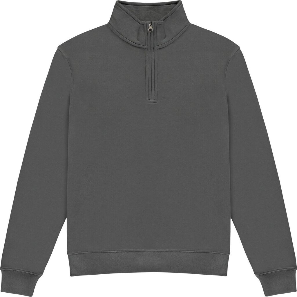 Kustom Kit - Sweatshirt mit kurzem Reißverschluss für Herren BC5067 (M) (Dunkelgrau)