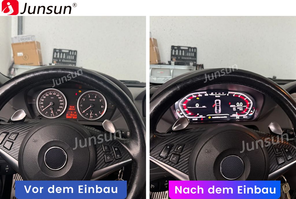 12,3'' digitální přístrojová deska pro BMW řady 5 E60 E61 Obrázek produktu 2