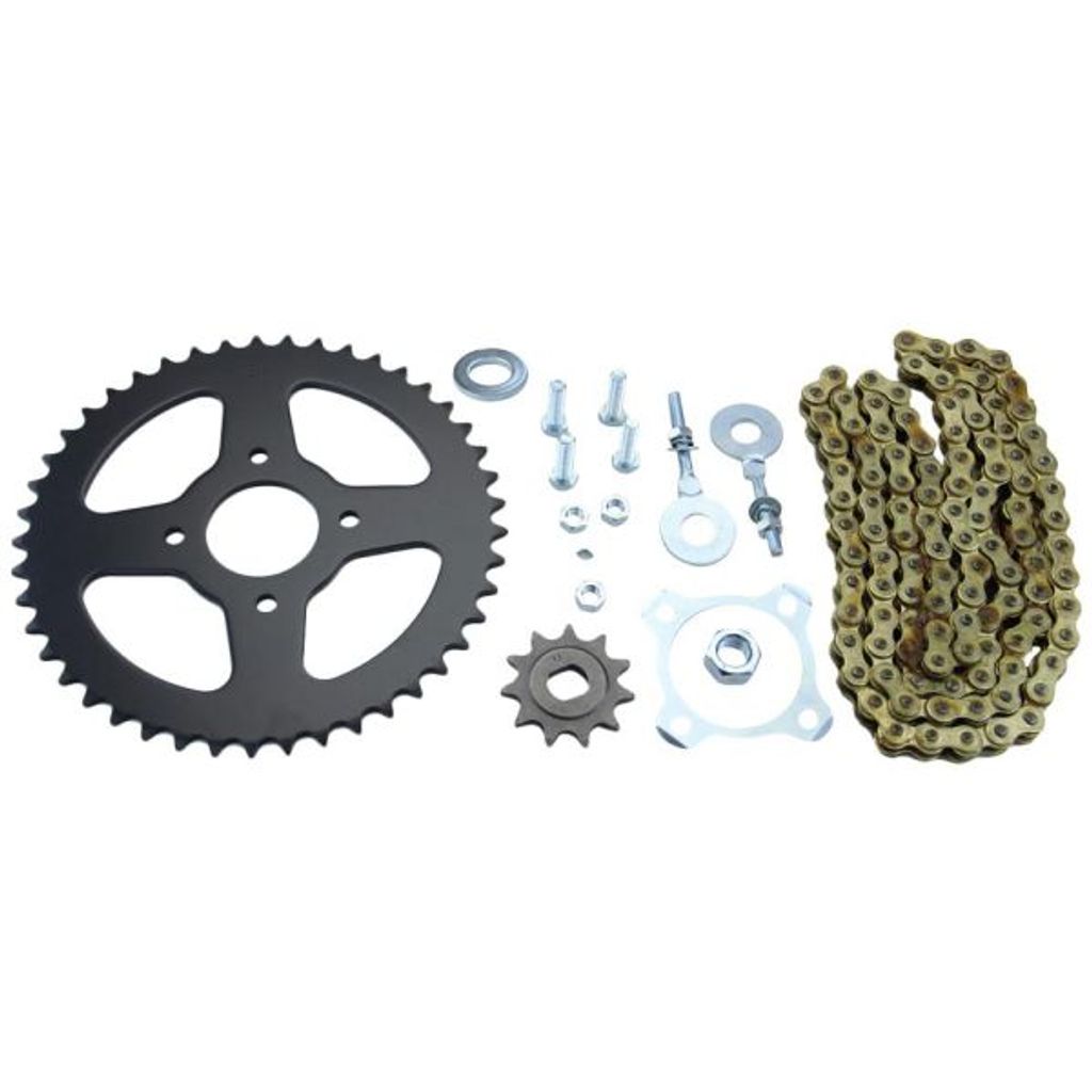 Hercules Prima M 2 3 4 5 6 Kettenrad 45 Zähne Ritzel 11Z Kette Kettenspanner Sicherung Set