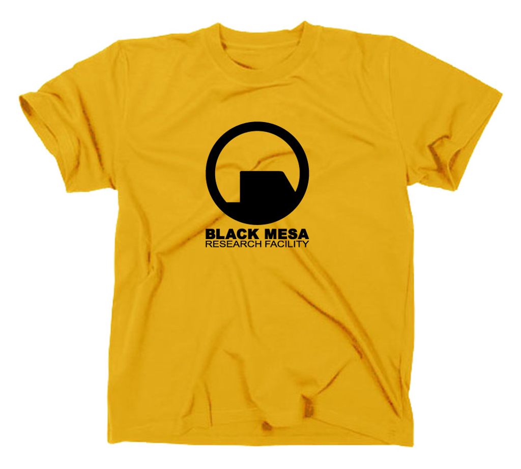 Styletex23 T-Shirt Black Mesa Research Facility HL, gelb, S
