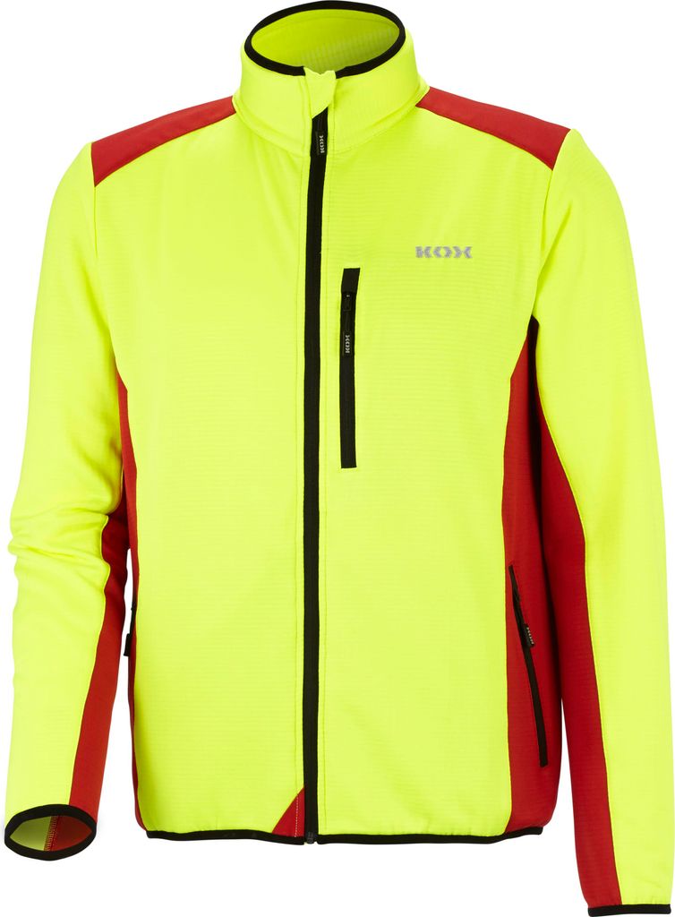 KOX Funktionsjacke Iso Gelb/Rot Größe S