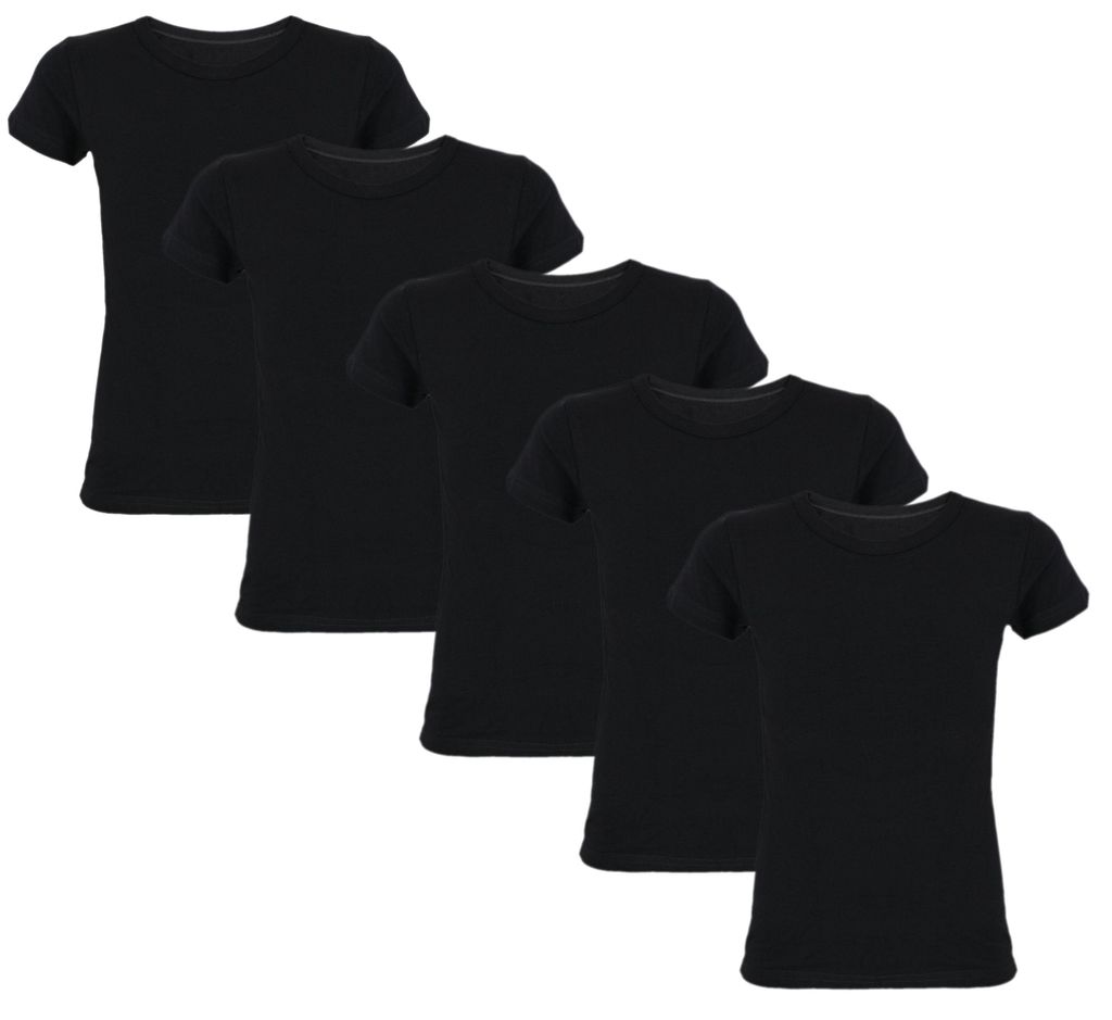 TupTam Kinder Jungen Unterhemd Basic T-Shirts Kurzarm 5er Produktbild 