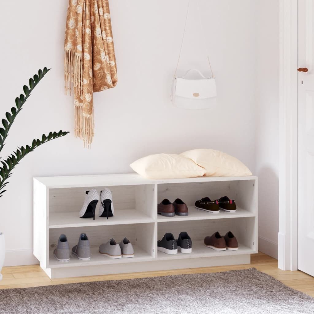 Scarpiera DanDiBo Mi-2 | Metallo Ferro Battuto Nero | 92x30x38 Cm | 2 Ripiani
