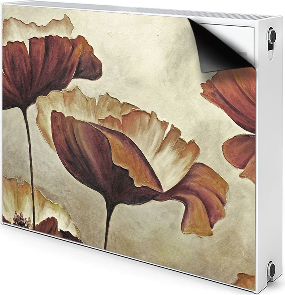 Magnet Radiator Magnet Mat Heizkörperverkleidung Heizkörper-Abdeckung Heizung 110x60 cm - Malen, groß, maki