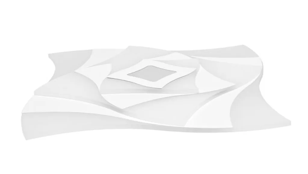 Luminaire à LED 3D pour salon et bureau : Éclairage design télécommandé
