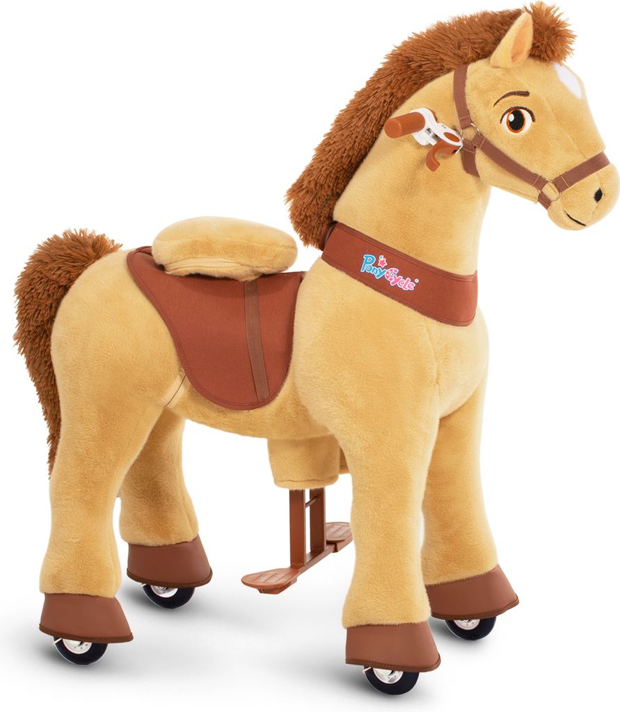 PonyCycle Modell E Reitpferd auf Rollen Reit Einhorn Pferd Reiten Spielzeug - E436