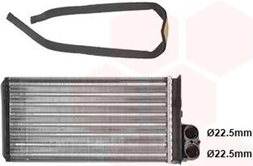 Chauffage intérieur pour PEUGEOT 607 : Échangeur VAN WEZEL 40006233