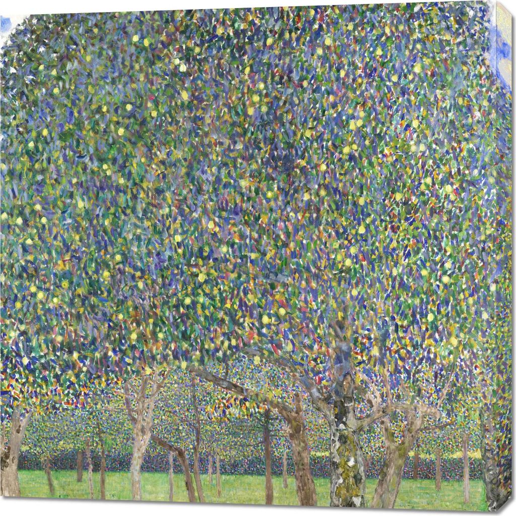 Bild 90x90cm Birnbaum, Gustaw Klimt Vintage für das Wohnzimmer