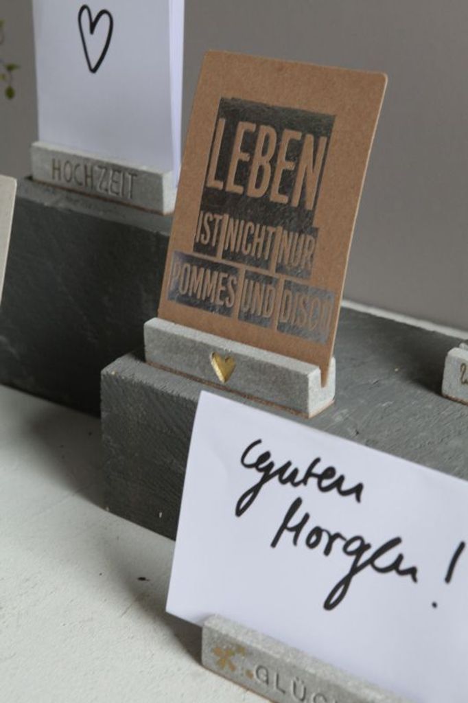 Kartenhalter "Goldenes Herz" Produktbild 