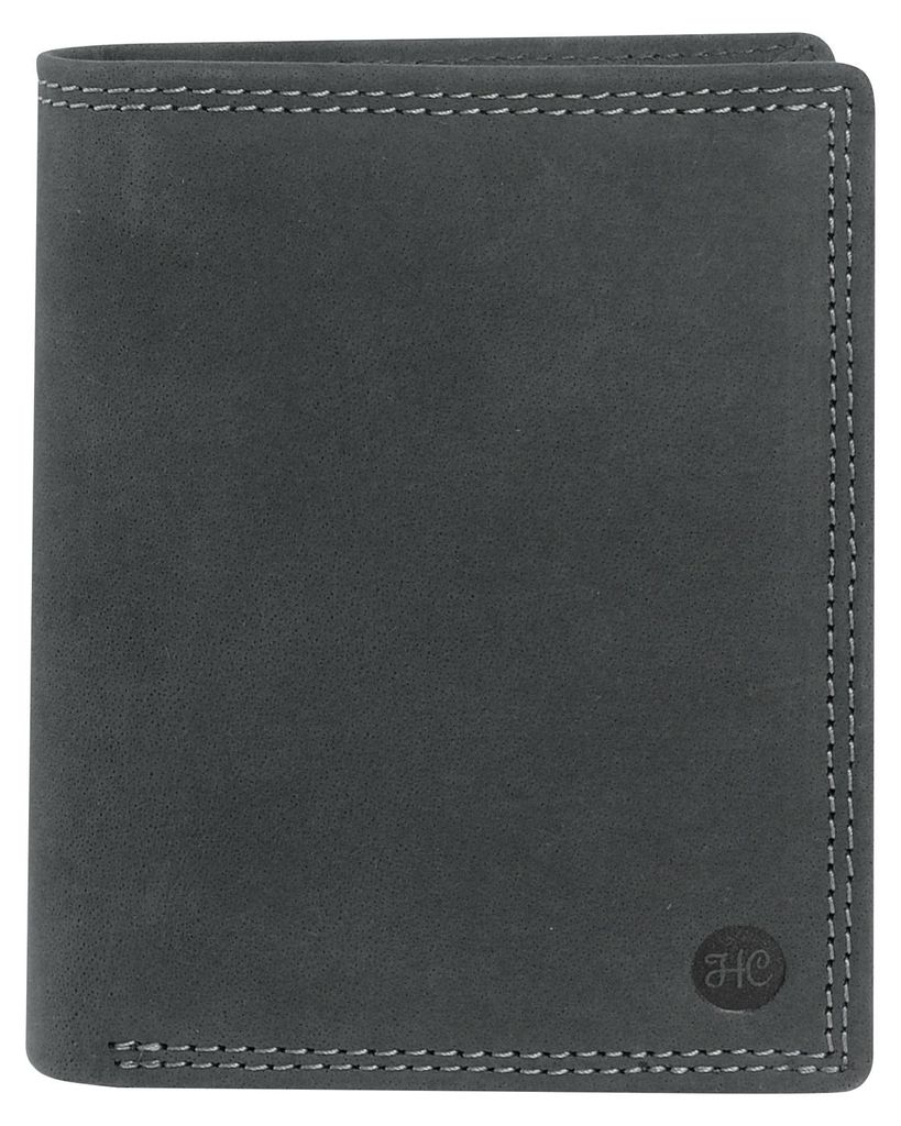 Hochformat Geldbörse in antikem Leder mit RFID Schutz Produktbild 