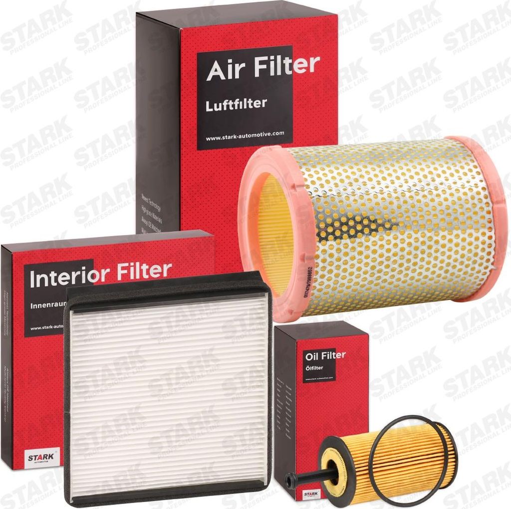 STARK Filterset Inspektionspaket Filtersatz passend für PEUGEOT PARTNER Combispace (5F) PARTNER Kasten (5) für CITROËN XSARA (N1)