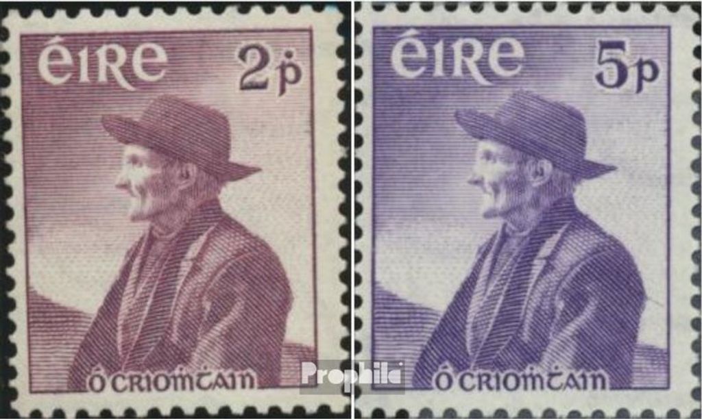Briefmarken Irland 1957 Mi 130-131 (kompl.Ausg.) mit Falz Criomtain