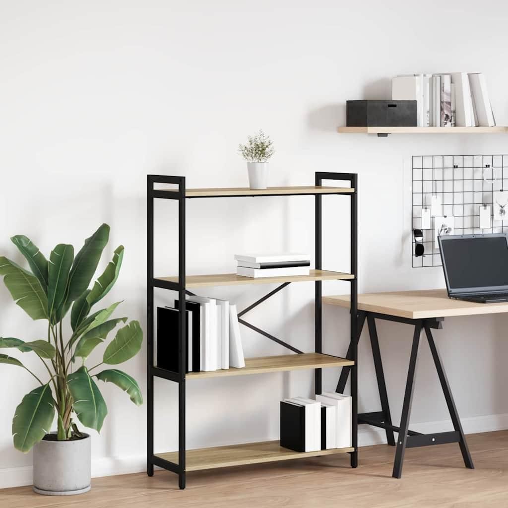 Maison Exclusive - Bücherregal Sonoma-Eiche 80 x 30 x 120 cm Holzwerkstoff