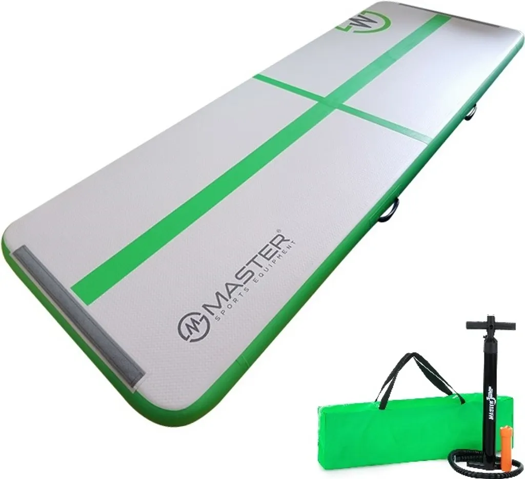 AirTrack MASTER tapis de gymnastique gonflable 300x100x10cm Vert Sport