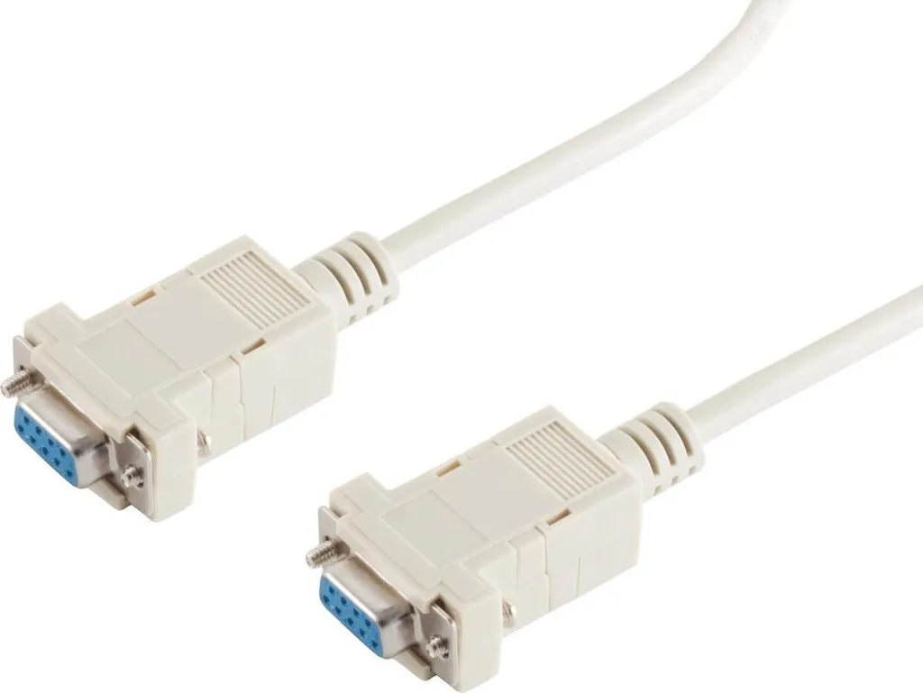 Cavo Null Modem RS232 3m DB9 Femmina-Femmina | Connessione Seriale Professionale