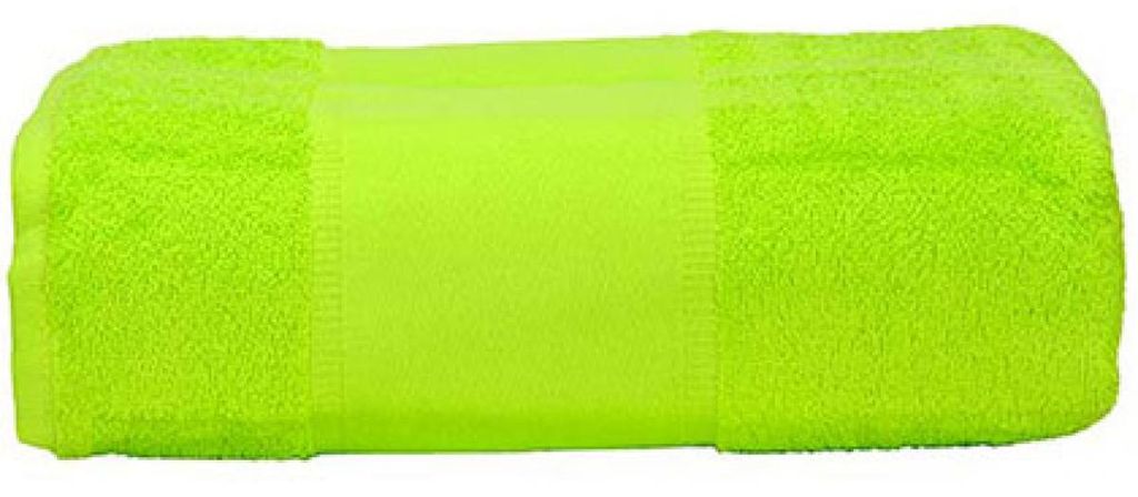 A&R AR077 | PRINT-Me Big Towel - Badetuch - 100 x 210 cm - Farbe: Lime Green - Größe: 100 x 210 cm