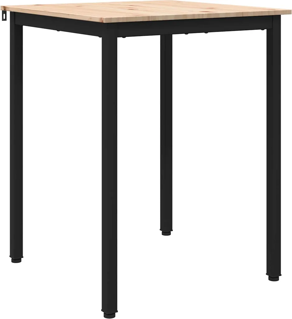 Tavolo da Pranzo SYFAX™ 60x60 in Pino Massello - Qualità Artigianale Vera