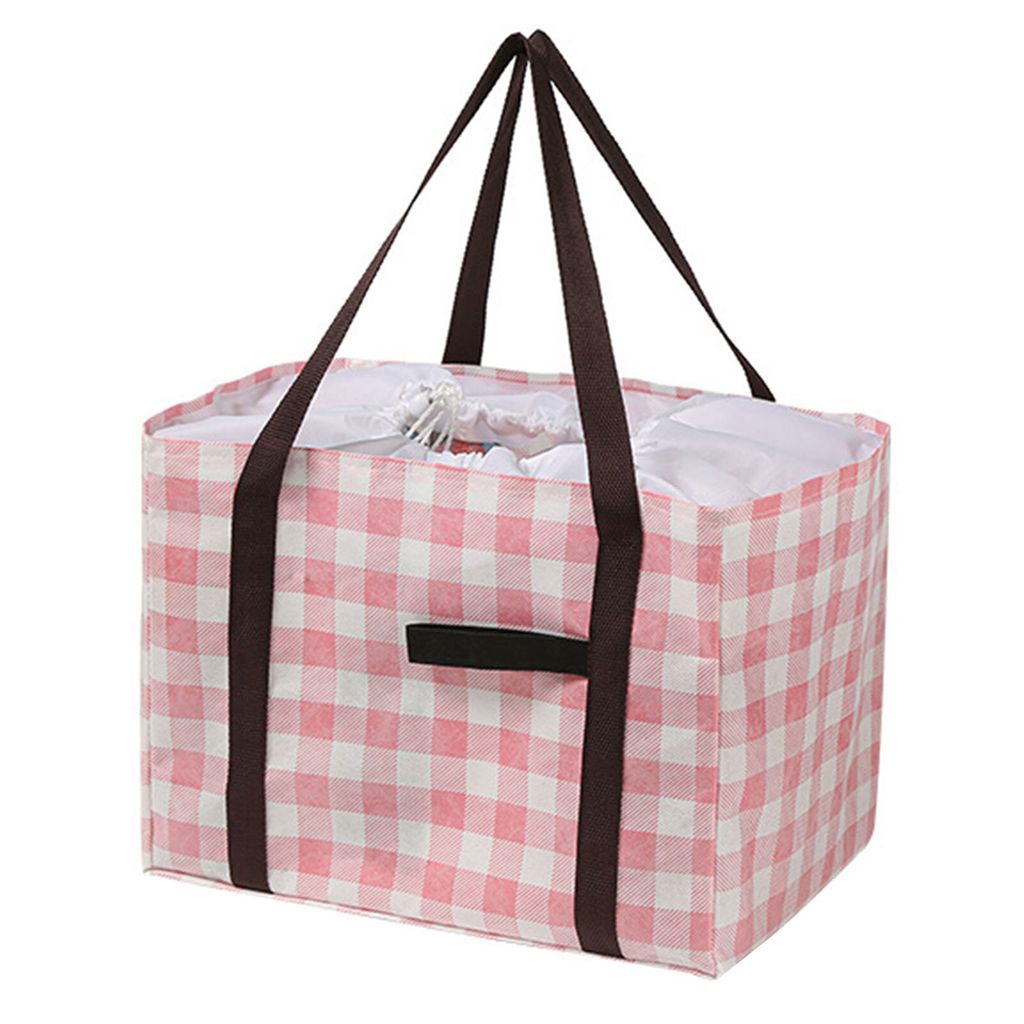 Bento-Tasche, großes Fassungsvermögen, faltbar, Kordelzug-Design, strapazierfähig, mit Griff, tragbare Lebensmittel-Liefertasche für Outdoor-Ca...
