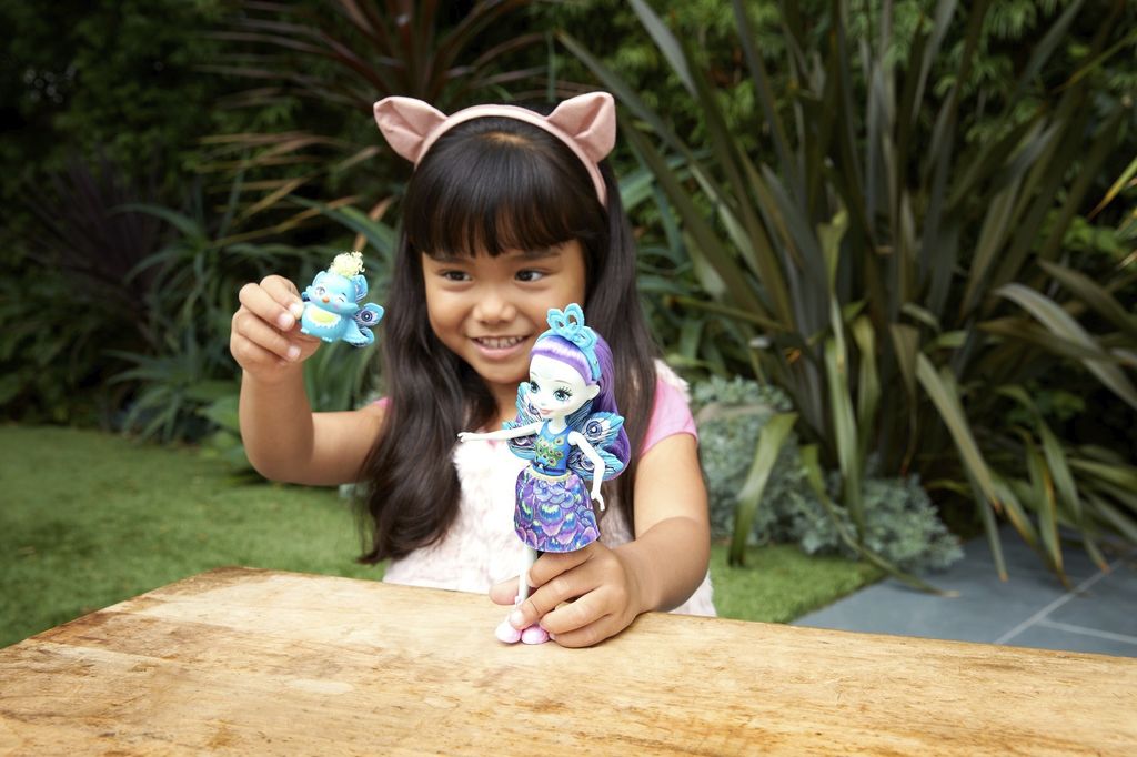 Mattel FXM74 Enchantimals Patter Peacock & Flap Produktbild 