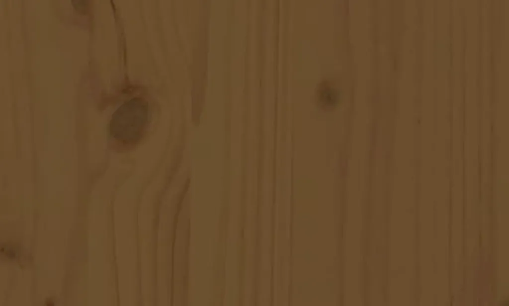 The Living Store Set di 2 tavolini in legno di pino massiccio marrone miele - 9