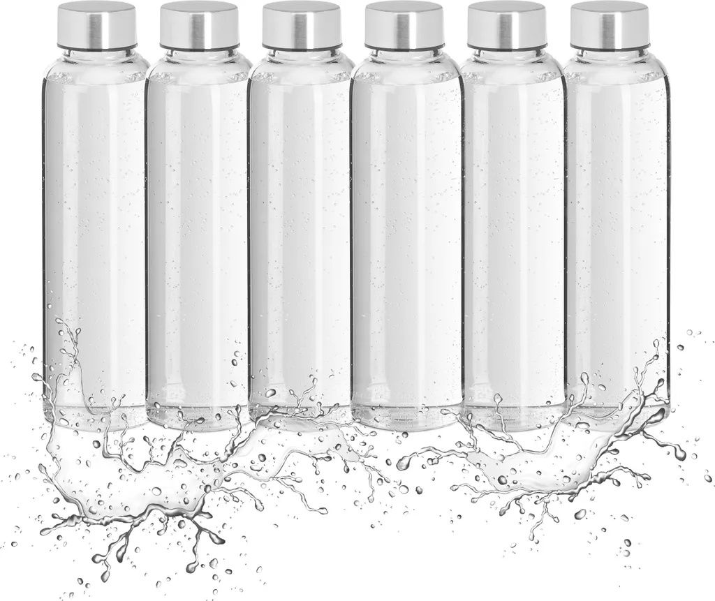 Gourde en verre 550 ml set de 6 Image du produit 