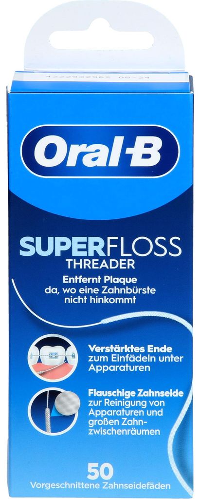 Oral-B Zahnseide Superfloss Threader 50 St Produktbild 
