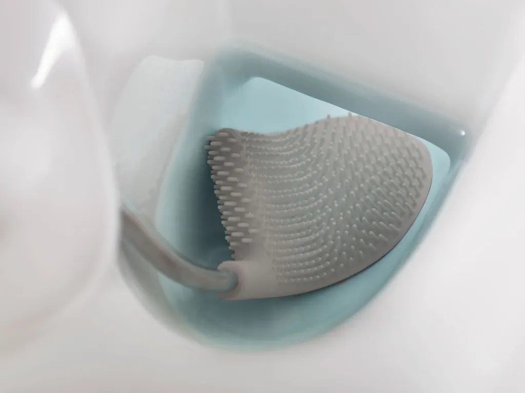 Brosse WC avec support de rangement compact Flex Smart Plus blanc bleu - 19
