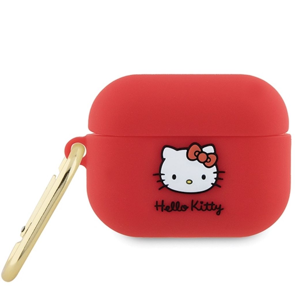 Hello Kitty HKAP23DKHSF Airpods Pro 2 (2022/2023) cover Silicone 3D Kitty Head Schutzhülle