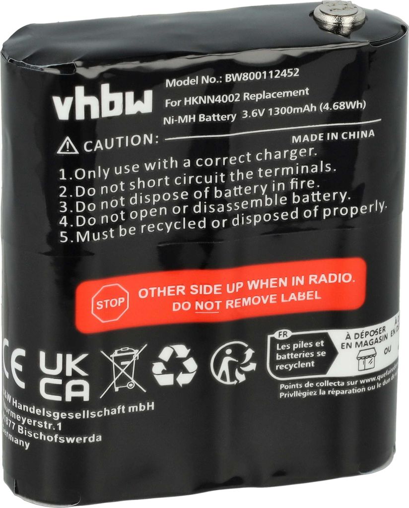 vhbw Akku kompatibel mit Motorola Talkabout T9500 Produktbild 