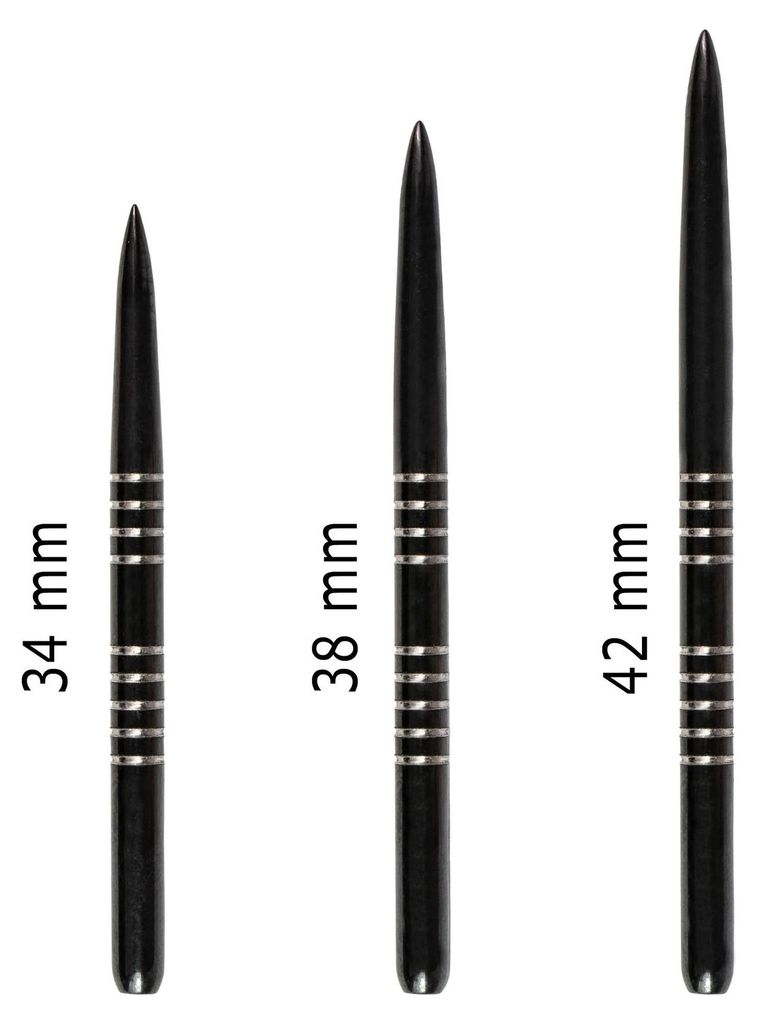 BULL'S GP1 Dart Point Black - 42 mm -- 1 Satz