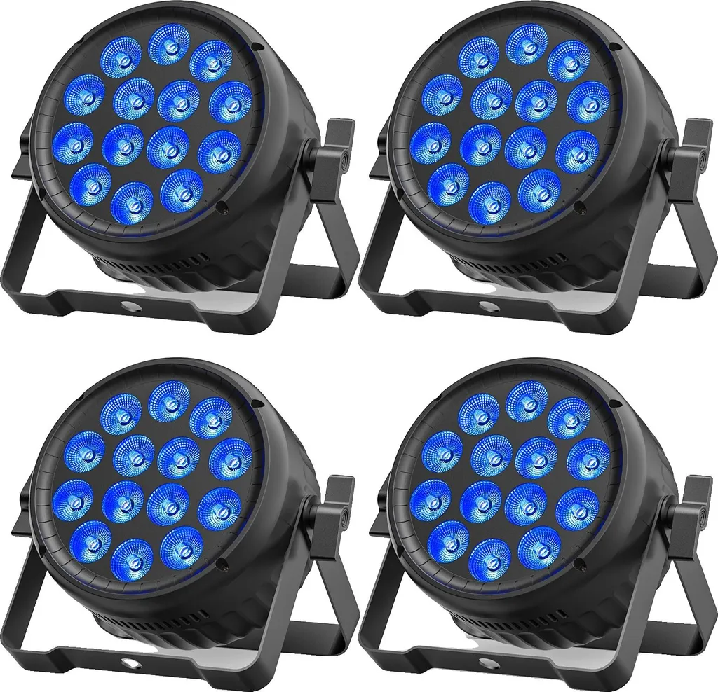 Projecteur LED RGBW Multi-modes avec Prise EU pour Ambiance Lumineuse