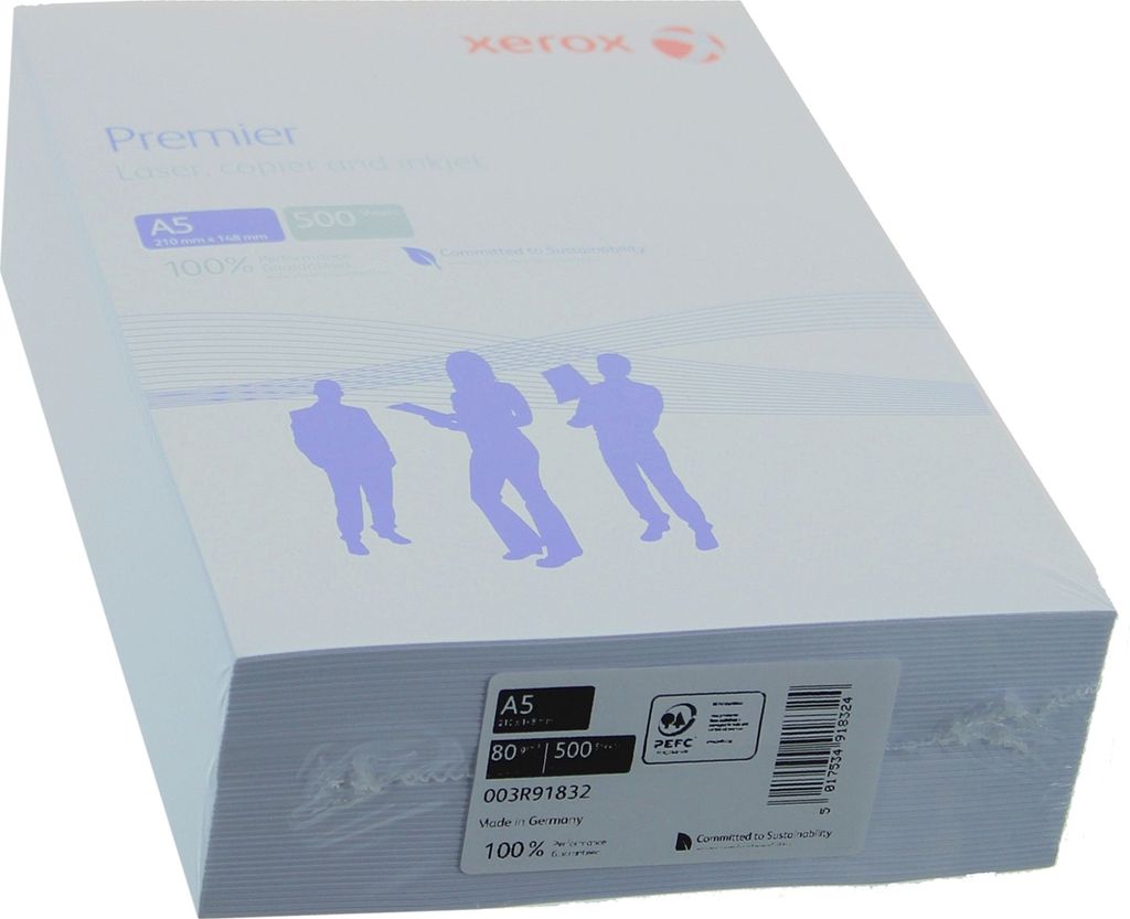 Kopierpapier Premier weiß 80g/qm 210x148mm A5 VE=10x500 Blatt