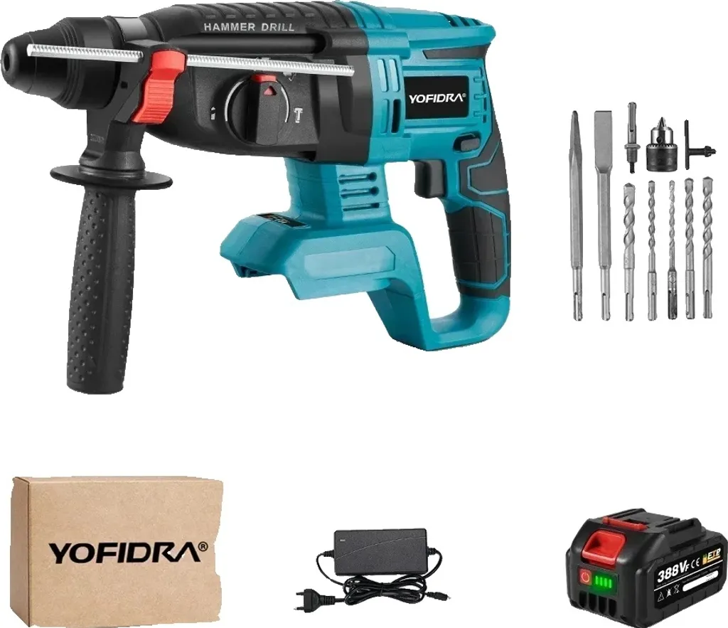 Perceuse à percussion 26 mm moteur sans balai robuste avec batterie